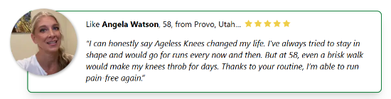 Ageless Knees Customer Reviews